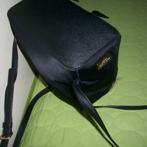 Kate Spade Star Bright black Owl Tomi Nylon Backpack main image 5